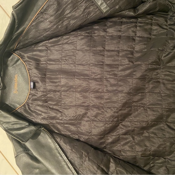 St. John’s Bay Leather Jacket - Black - Picture 4 of 4